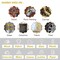 6 Pieces Paint Pen Gold Silver Metallic Permanent Acrylic Markers Set for Fabric Glass Rock Wooden Ceramic Leather Tire Painting, 0.7mm Extra Fine Tip (3pcs Gold+3pcs Silver)